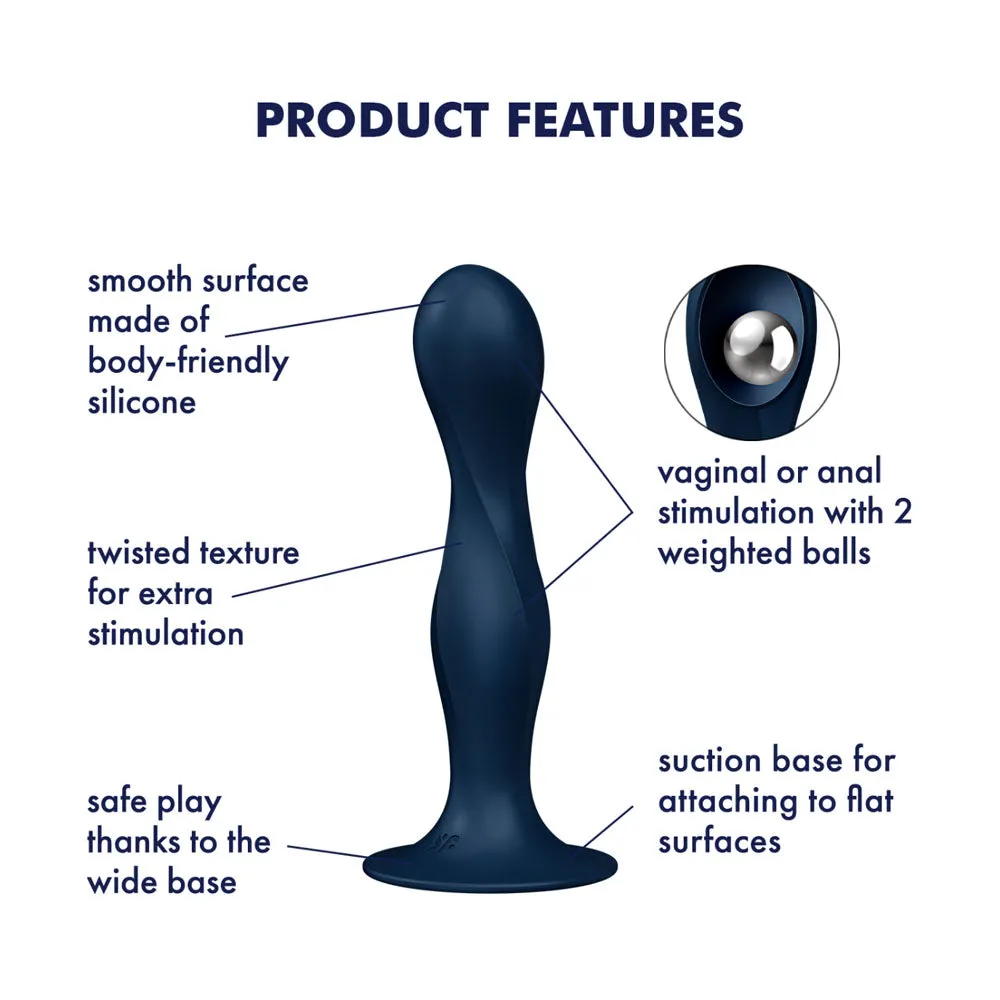 Satisfyer Double Ball-R - Dark Blue-(4048673)