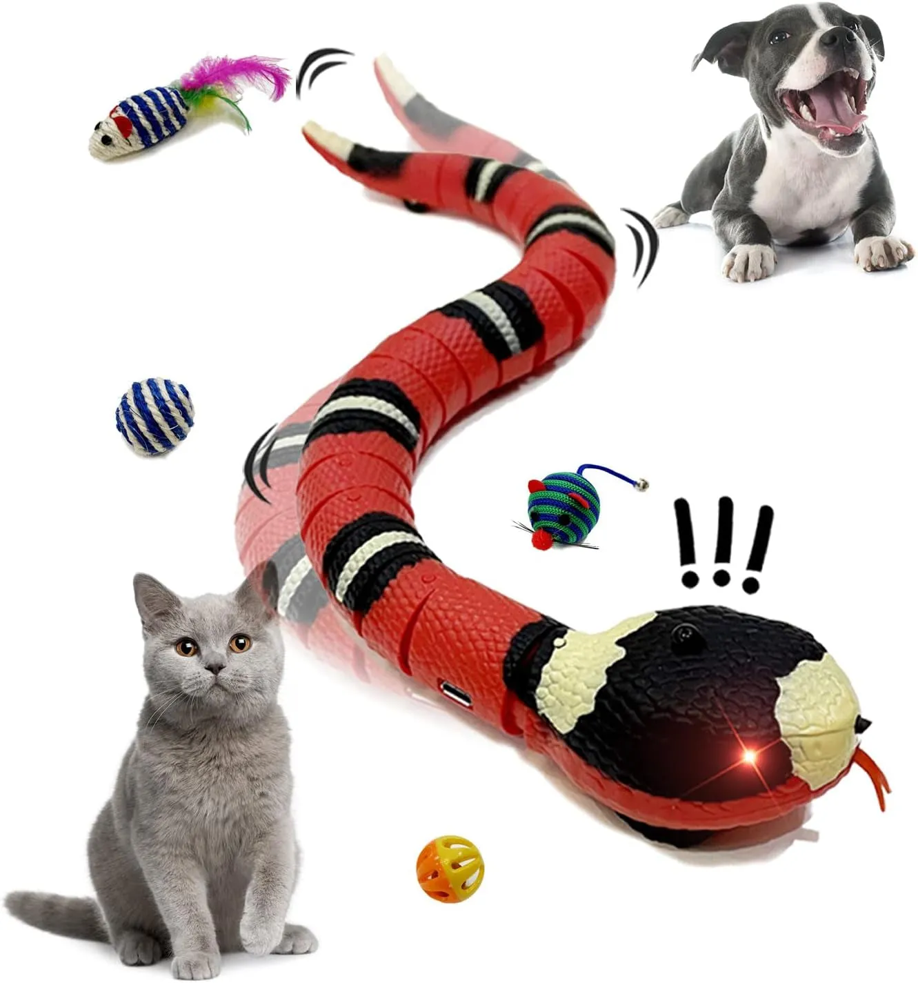 Snake Cat Toy