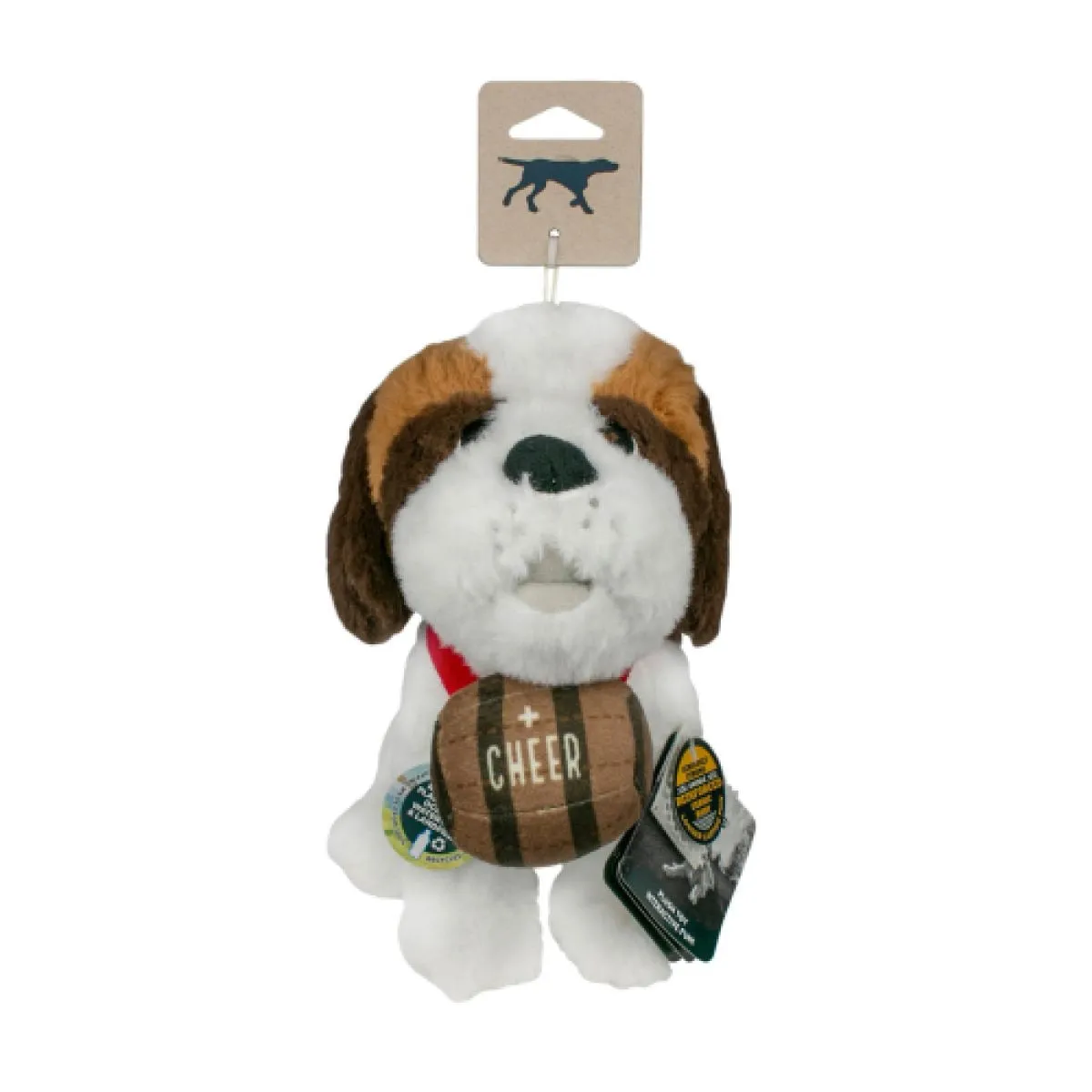 Squeaky Plush Dog Toy: Mountain Dog