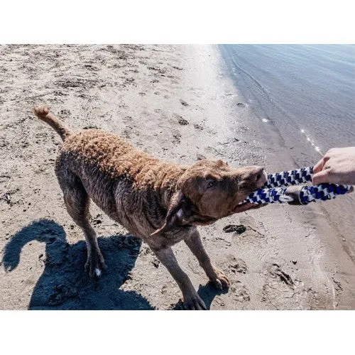 Tall Tails Braided Ring Dog Toy Navy