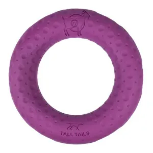 Tall Tails Goat Sport Ring Purple 12" Dog Toy