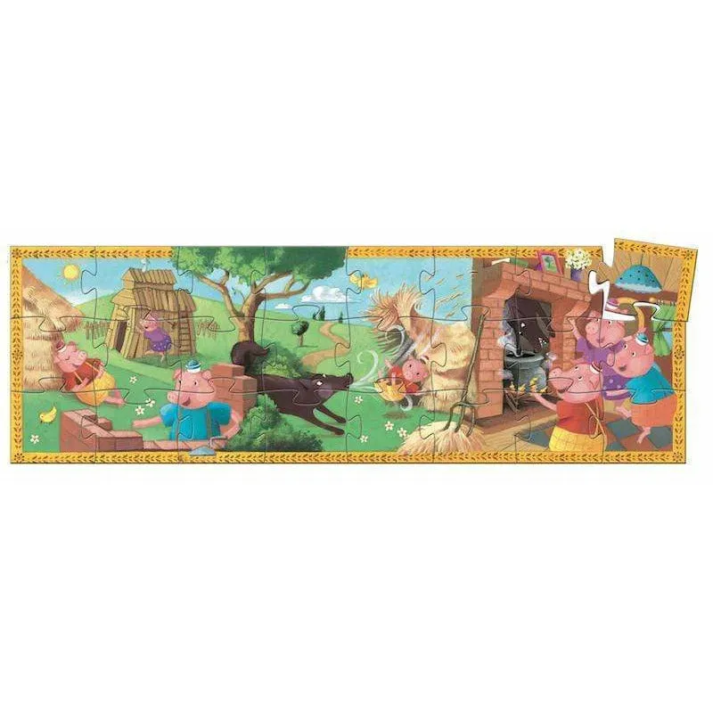 The 3 Little Pigs -Silhouette Jigsaw Puzzle