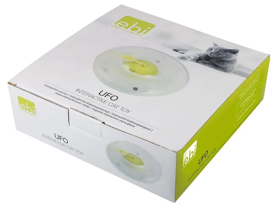 UFO interactive toy 25x25x8cm white