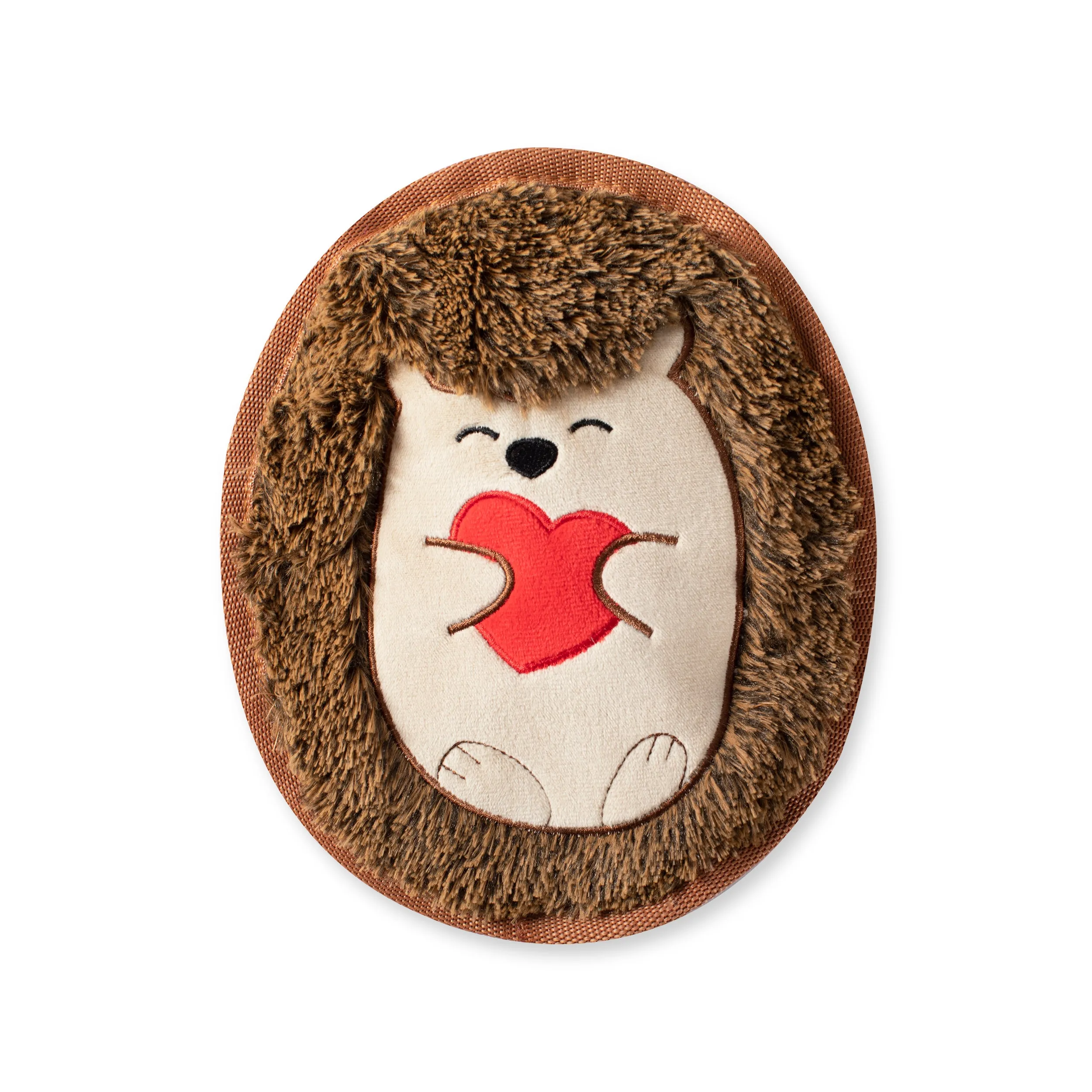 UnStuffed Stuck On Love Hedgehog, Dog Squeaky Plush toy