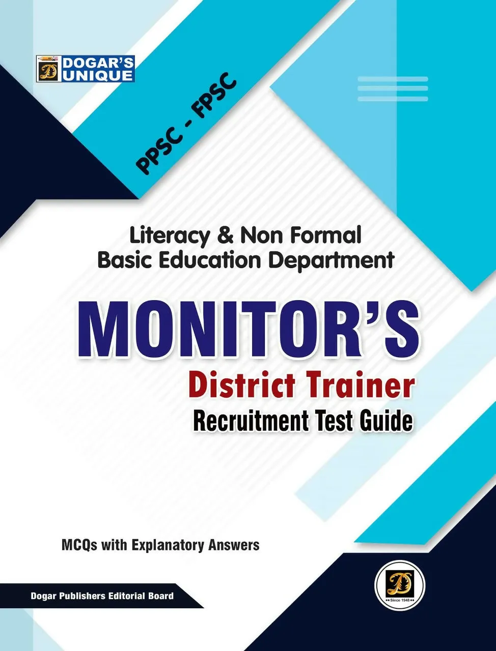 Up To Date PPSC FPSC Literacy School Monitors District Trainer Test Guide