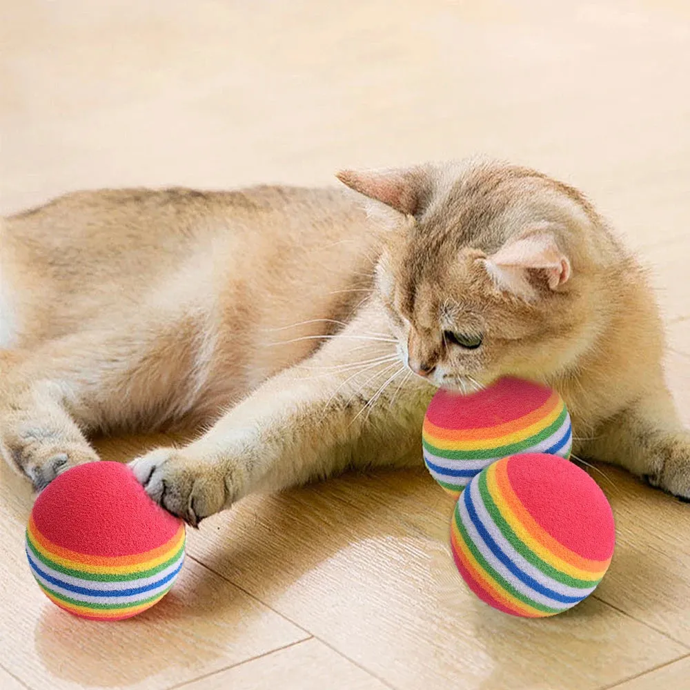 Vibrant EVA Cat & Puppy Chew Balls