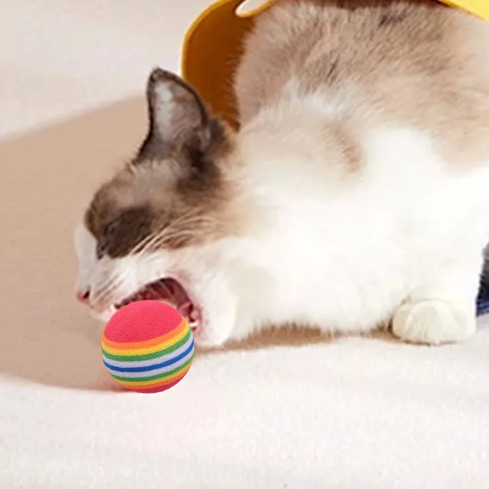 Vibrant EVA Cat & Puppy Chew Balls